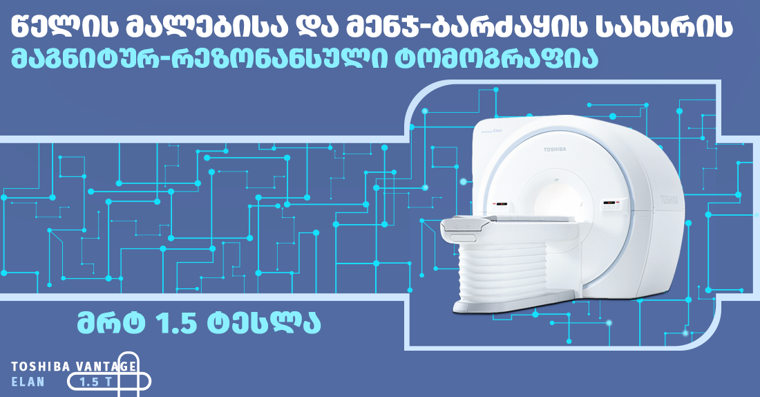 წელის მალების და მენჯ-ბარძაყის მაგნიტურ-რეზონანსული ტომოგრაფია