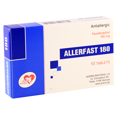 Аллерфаст 180мг #10т
