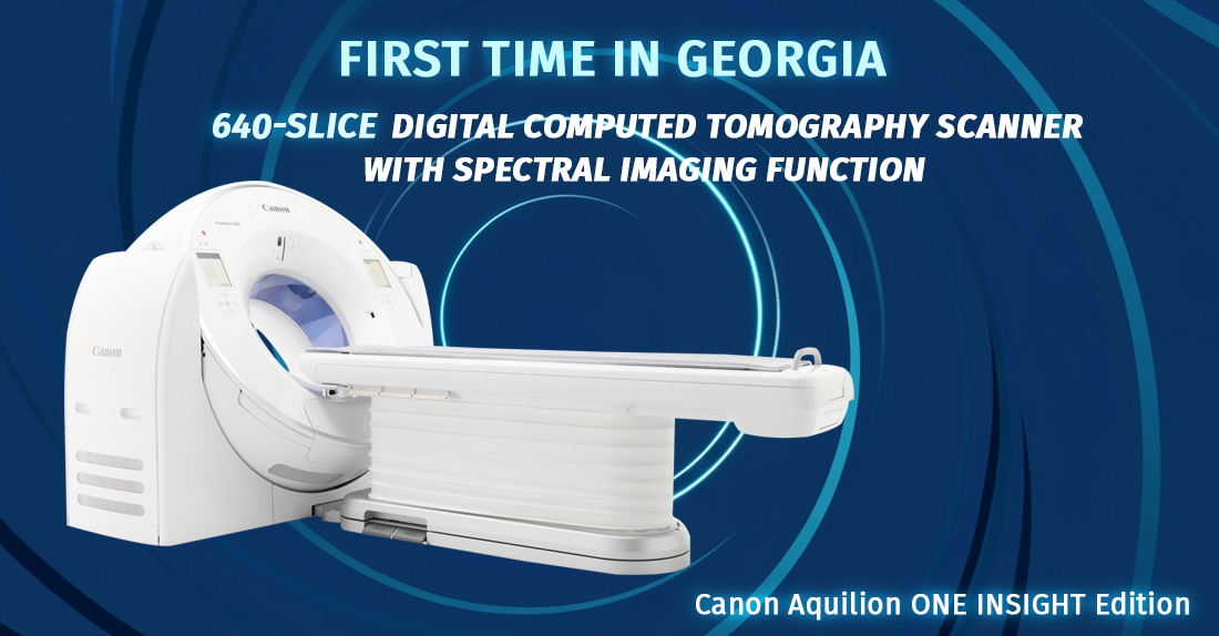 640-slice digital computed tomography with a variety of imaging functions